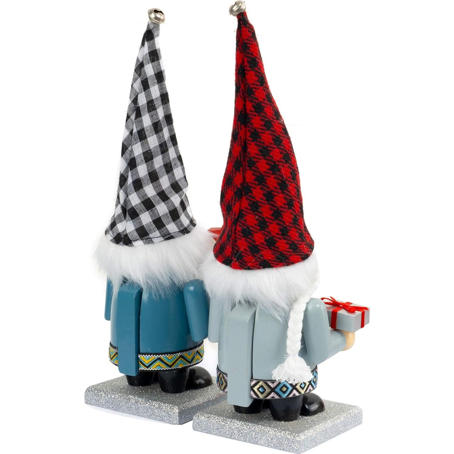 Adorno Navideño Cascanueces Funpeny 2 Gnomos 27.94 cm