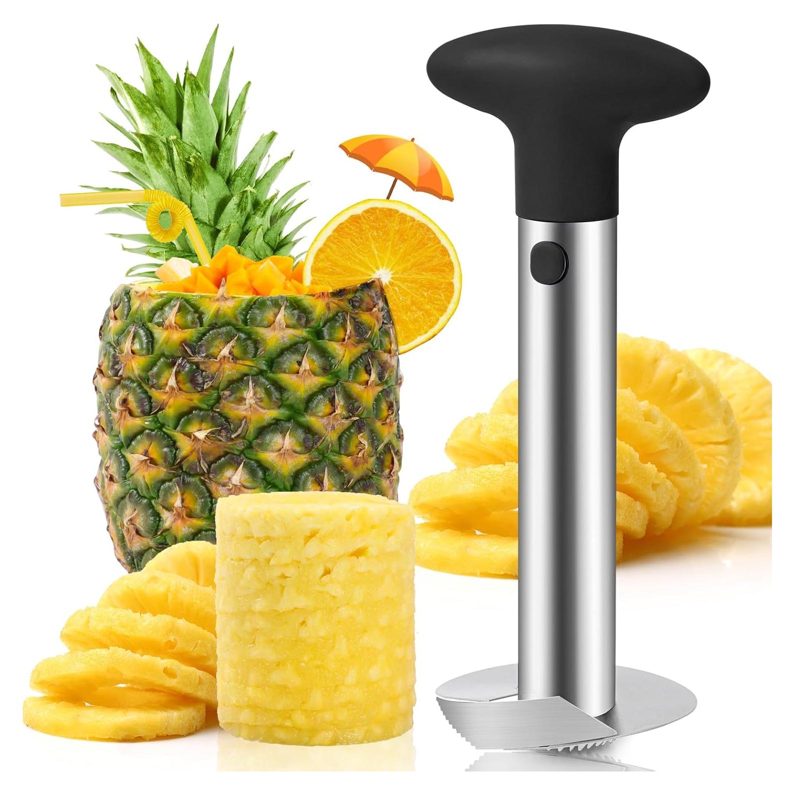 Descorazonador de Piña AUBENR de Acero Inoxidable - Negro