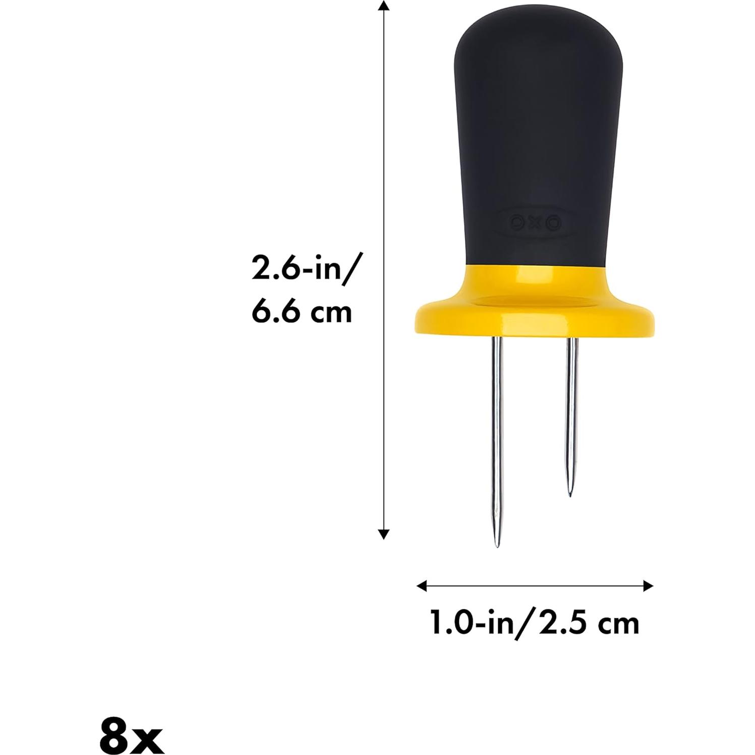 Set de Sujetadores de Maíz OXO Good Grips 8 Piezas Amarillo