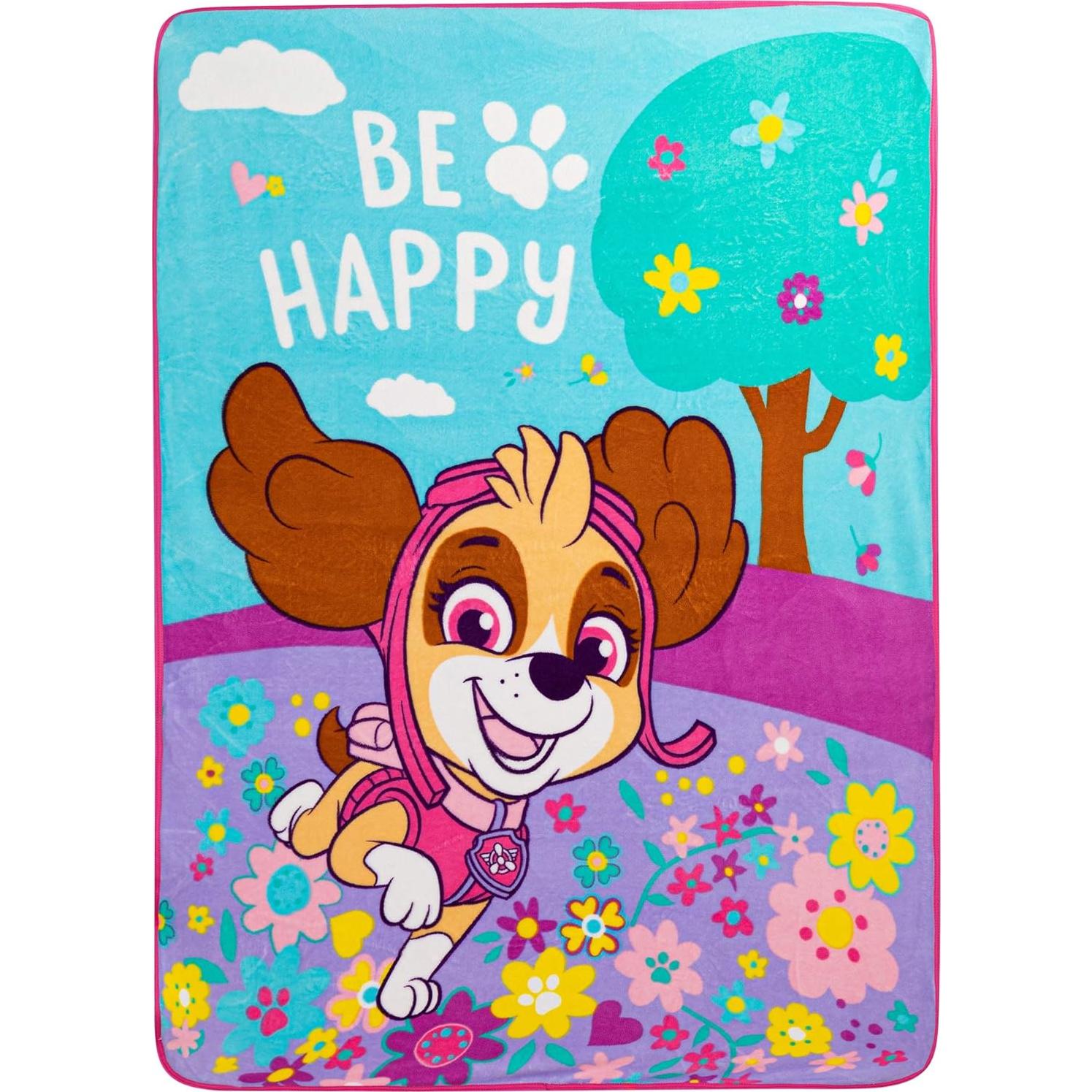 Manta Suave Franco Kids Paw Patrol Skye 116.8x152.4 cm