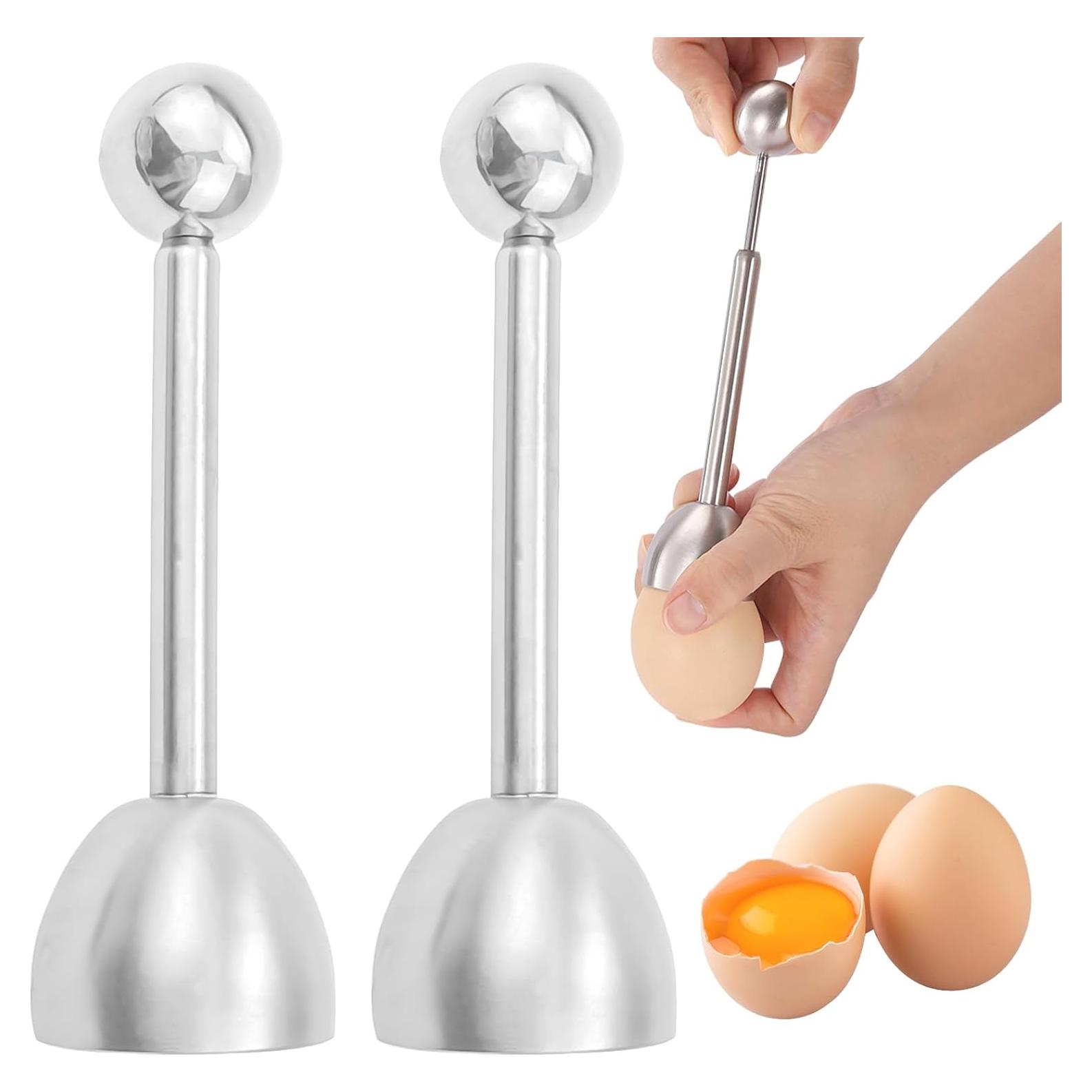 Pack de 2 Cortadores de Huevos Acero Inoxidable Capiant