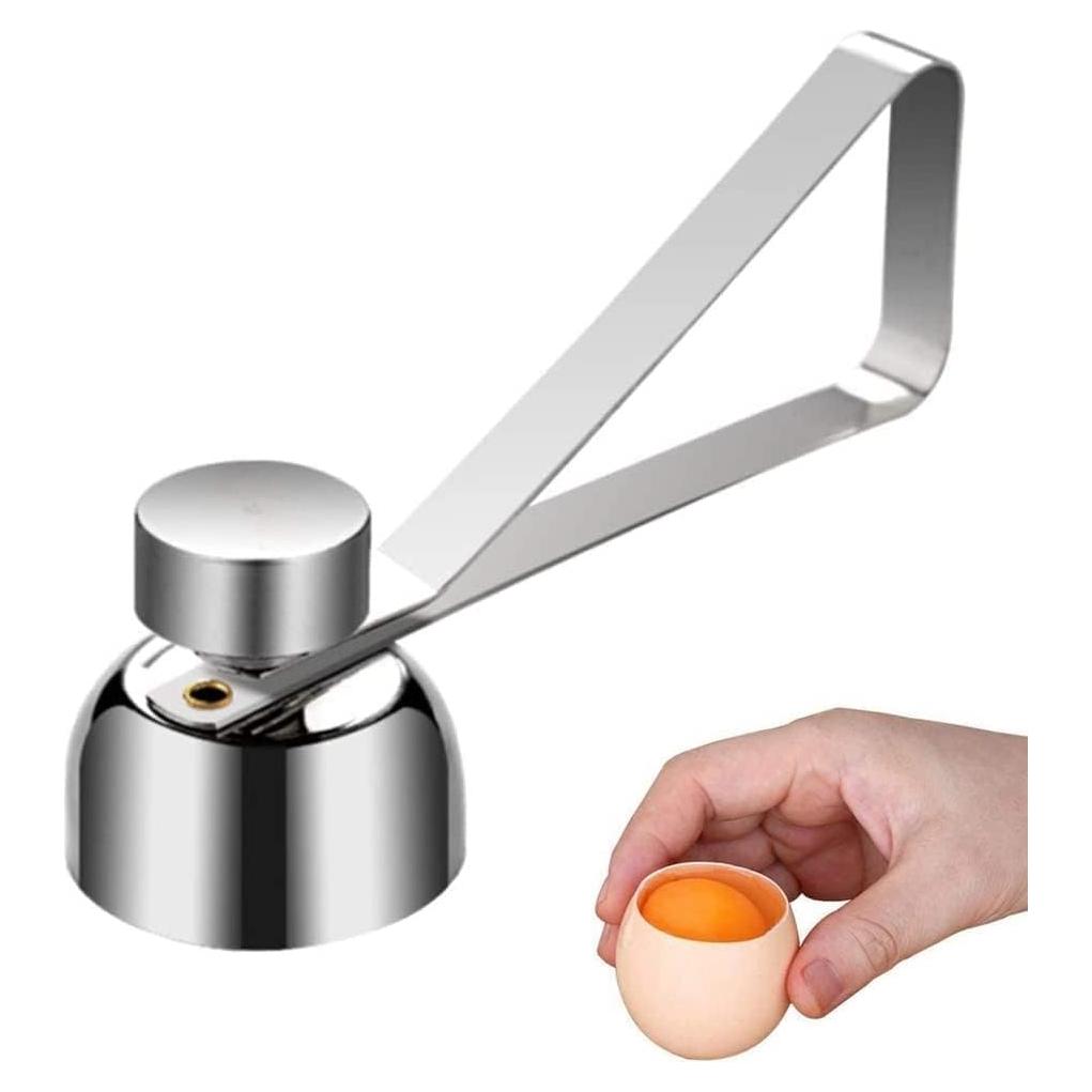 Cortador de Huevos Yun River de Acero Inoxidable Plateado