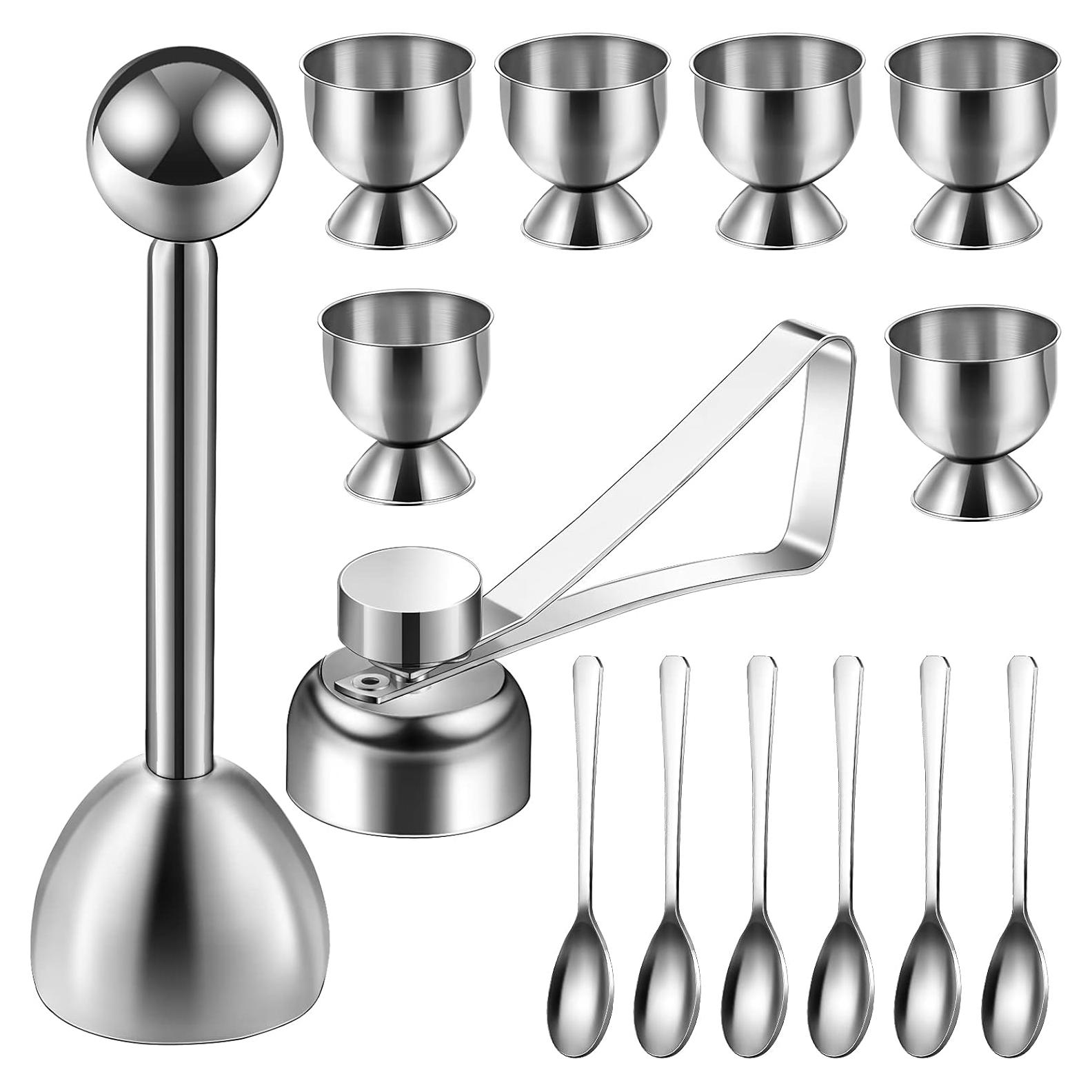 Juego de 14 Piezas de Utensilios para Huevos Patelai - Acero Inoxidable