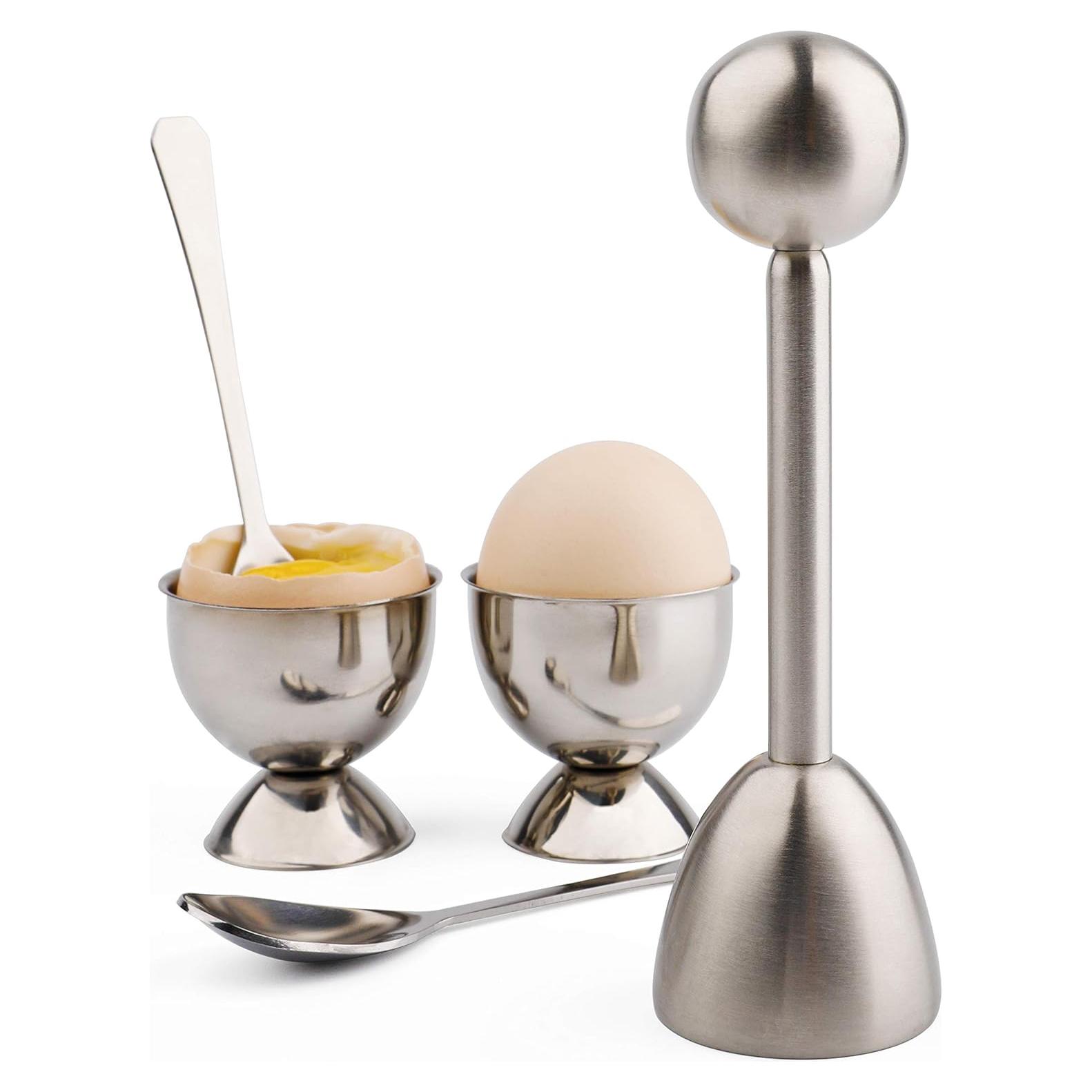 Juego Cortador de Huevos Acero Inoxidable Forkmannie 5 Piezas