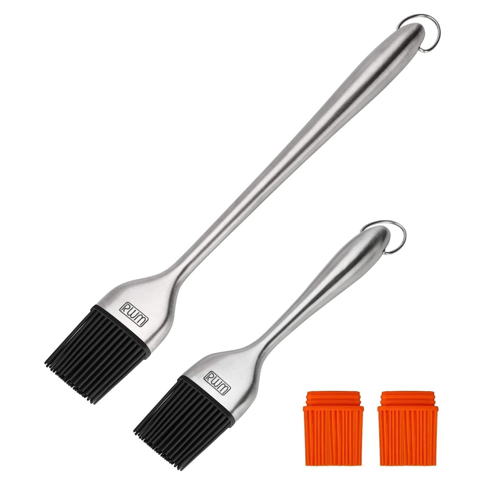 Brocha de Basting RWM de Silicona y Acero Inoxidable 30cm