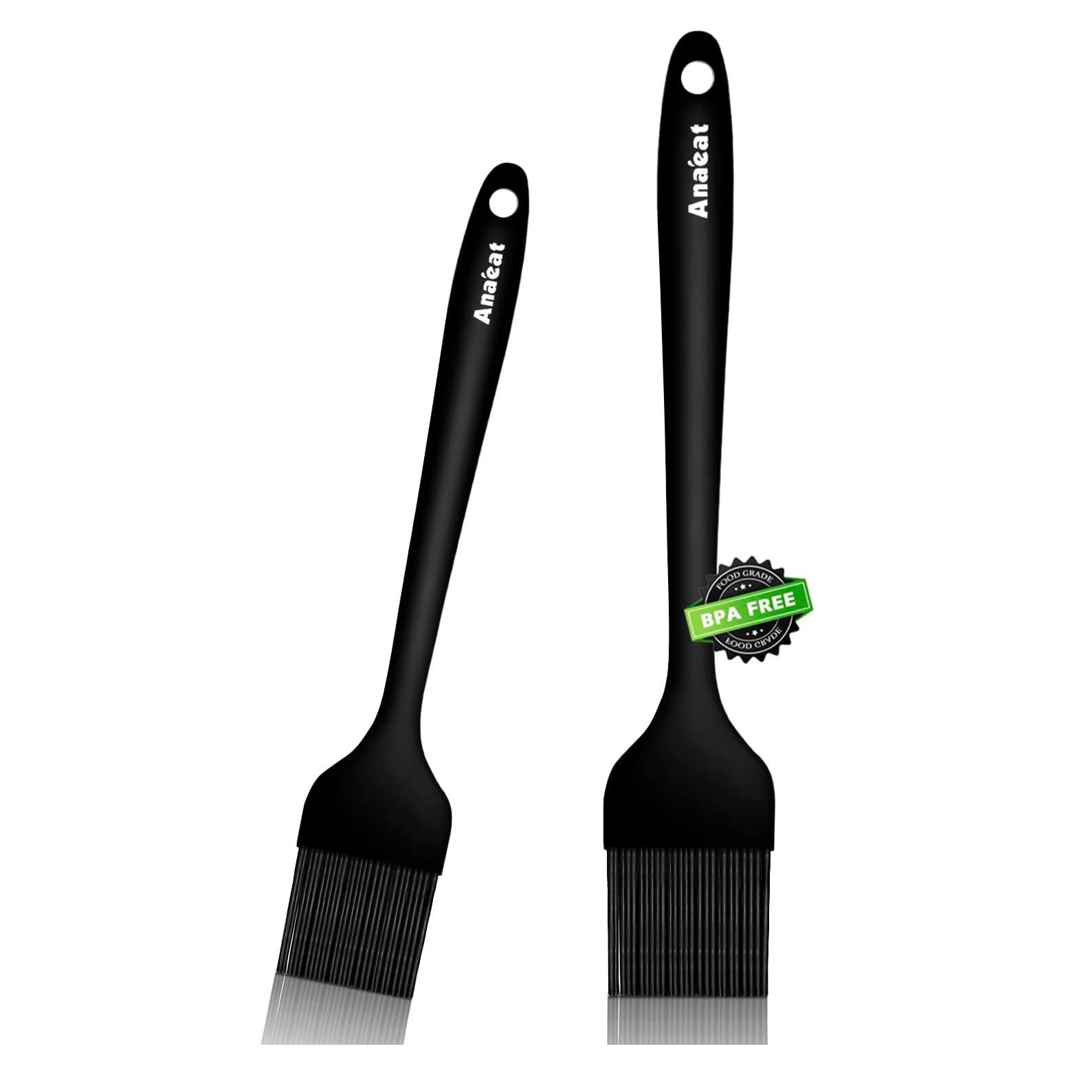 Brochas de Silicona para Basting Anaeat - 2 Piezas Resistentes al Calor