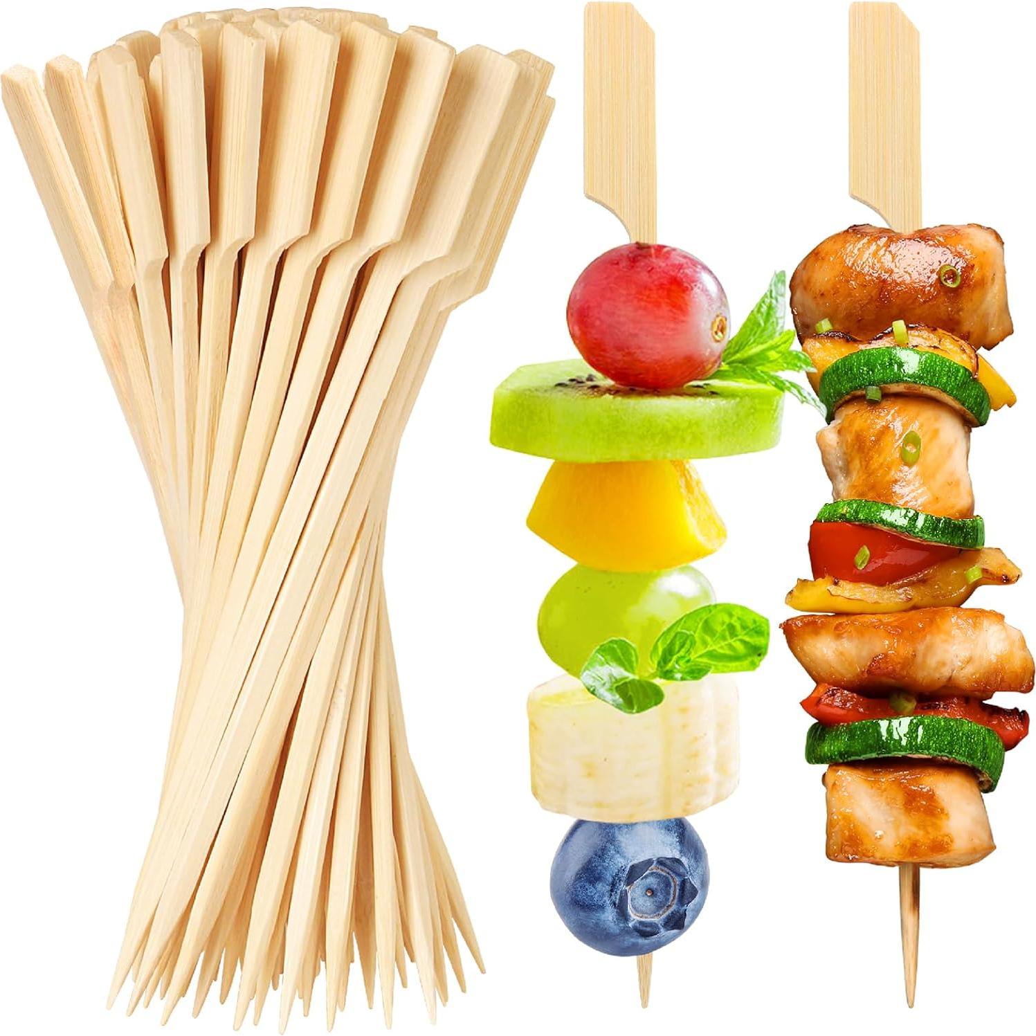 200 Pinchos de Bambú 15.24 cm DOUDOULE para Aperitivos