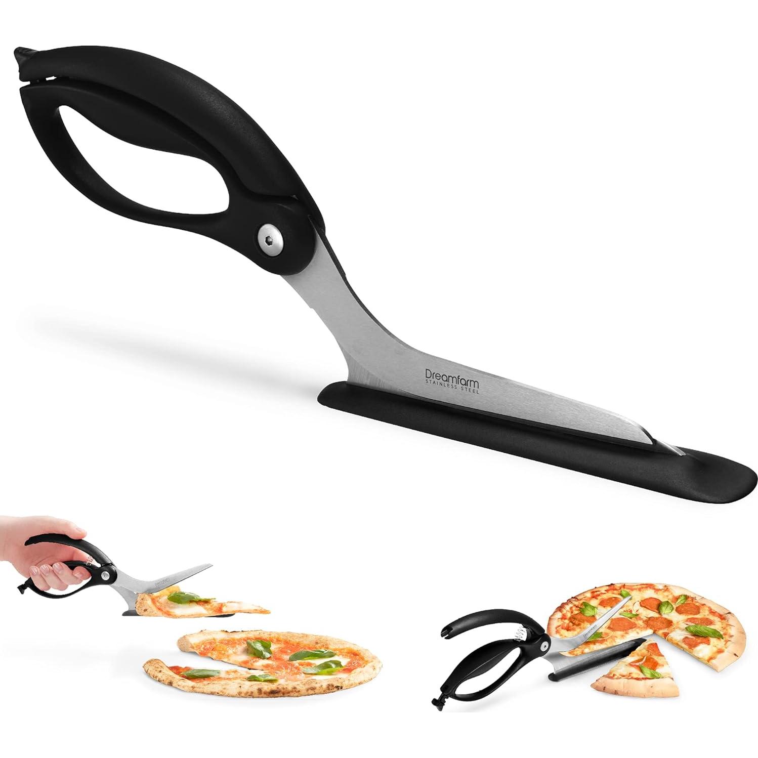 Tijeras para Pizza Dreamfarm Scizza 2-en-1 Acero Inoxidable