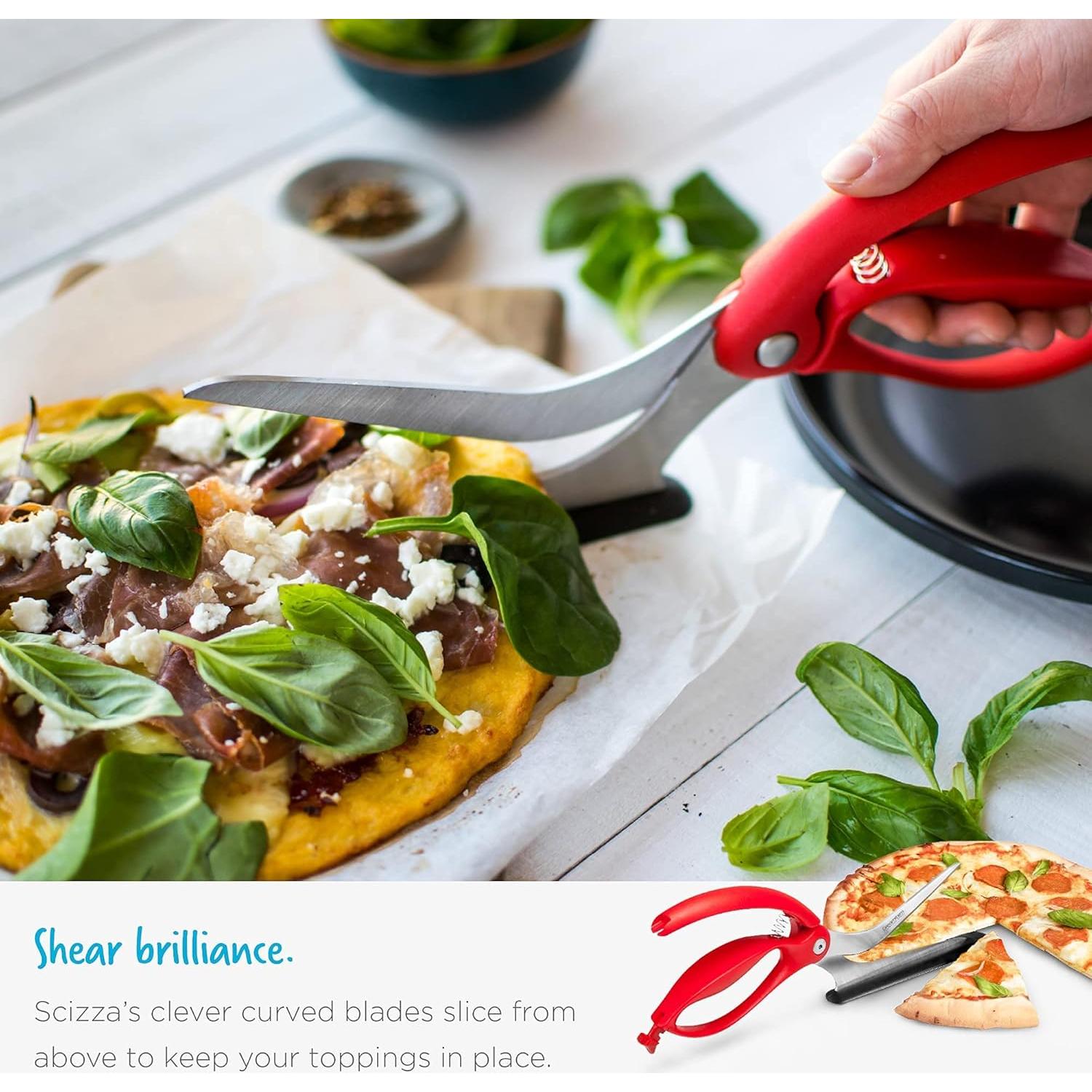 Tijeras para Pizza Dreamfarm Scizza 2-en-1 Acero Inoxidable