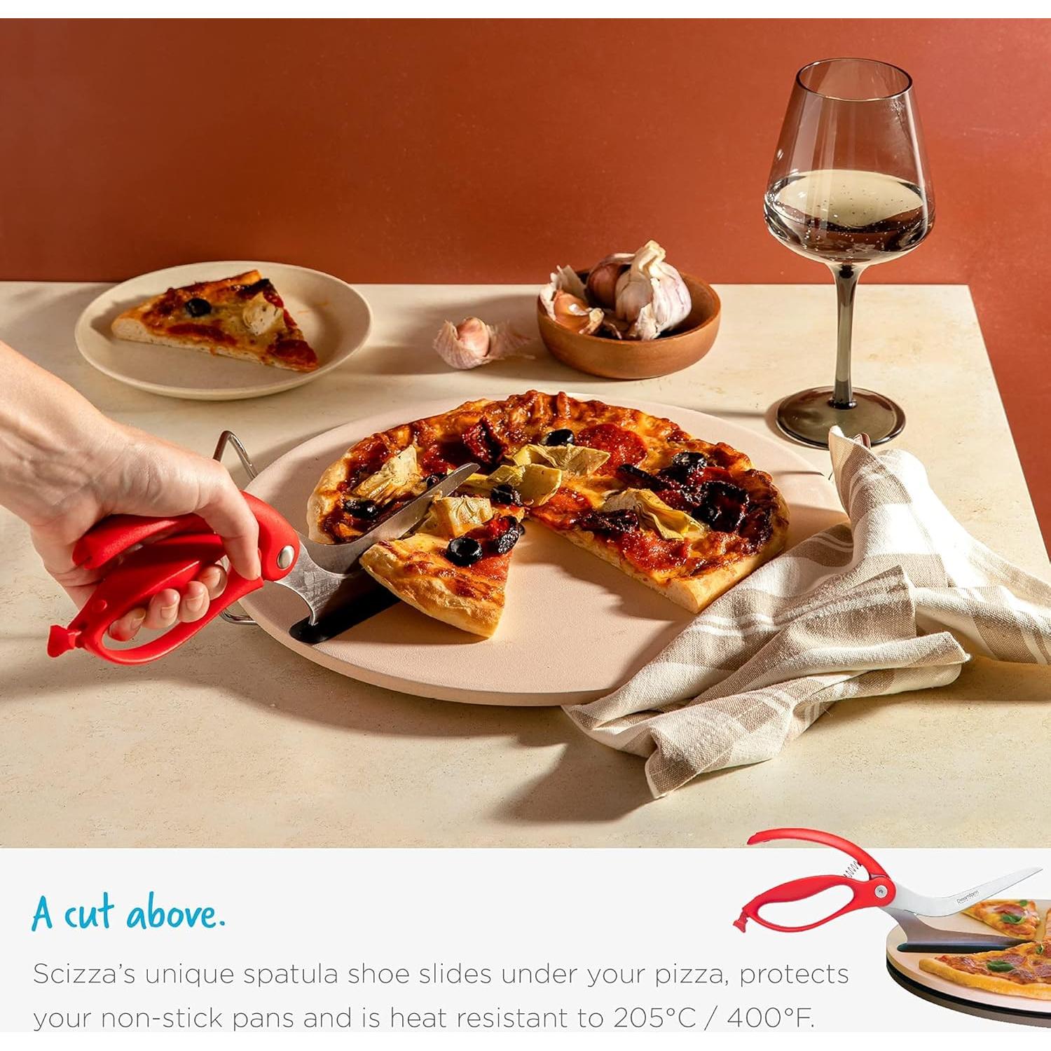 Tijeras para Pizza Dreamfarm Scizza 2-en-1 Acero Inoxidable
