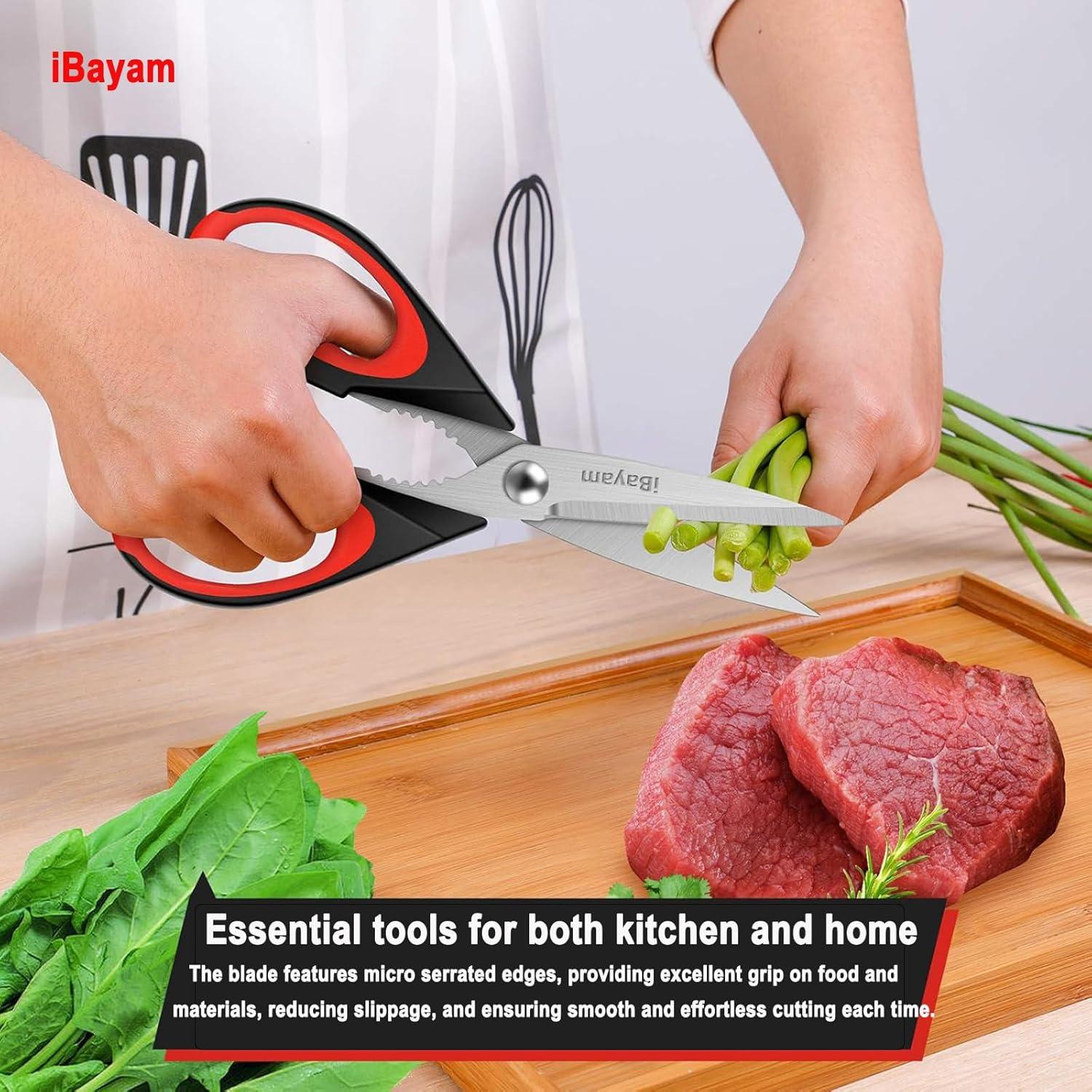 Tijeras de Cocina iBayam Set de 2 Acero Inoxidable 22 cm
