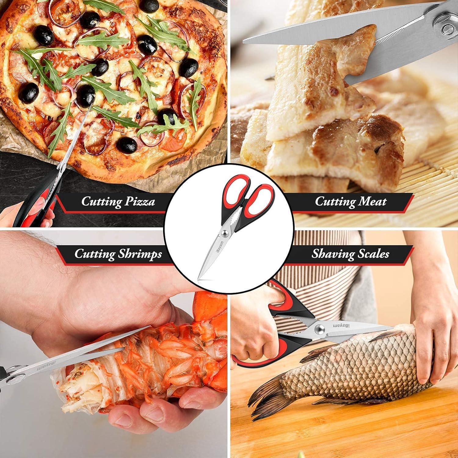 Tijeras de Cocina iBayam Set de 2 Acero Inoxidable 22 cm