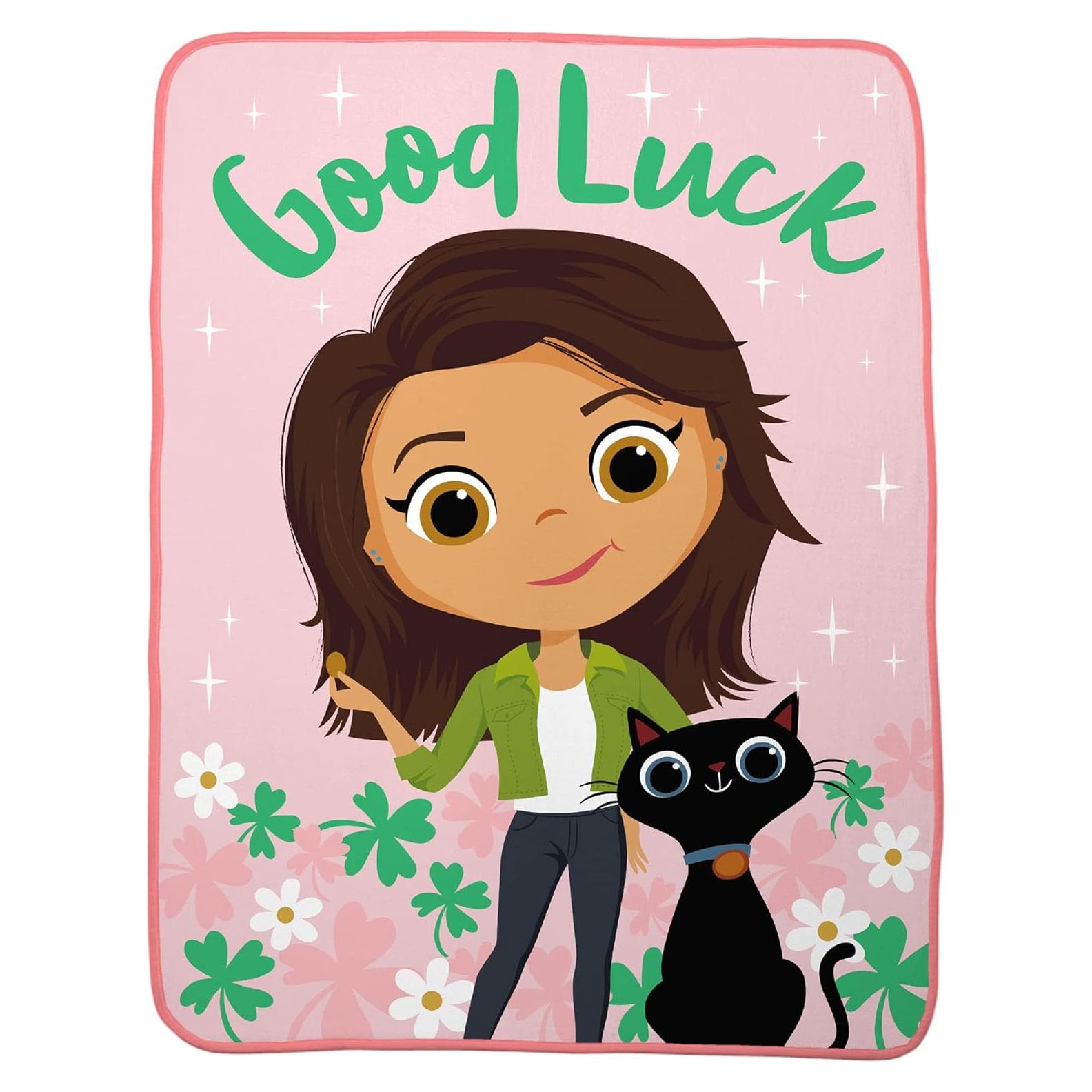 Manta Micro Raschel Suave Franco Suerte 116.84x152.4 cm