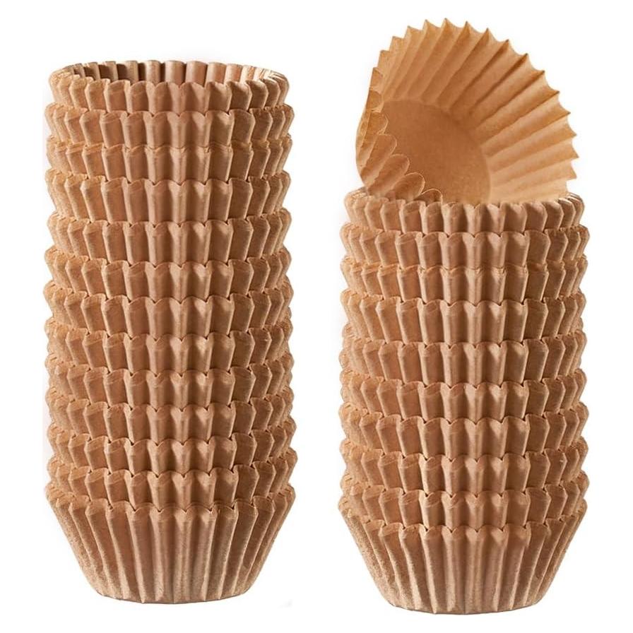 Forros de Mini Cupcake Kraft GUSTO - 500 Piezas Grado Alimenticio