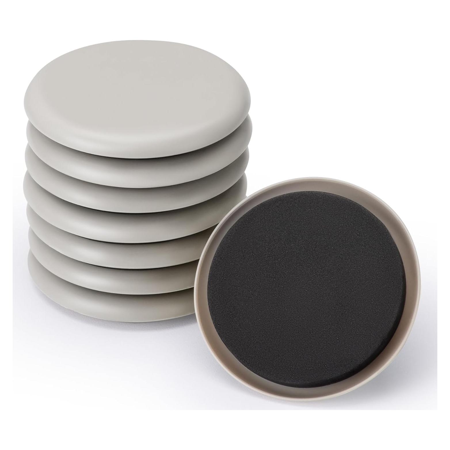 Deslizadores de Muebles CO-Z - 8 Piezas 8.89 cm para Alfombra