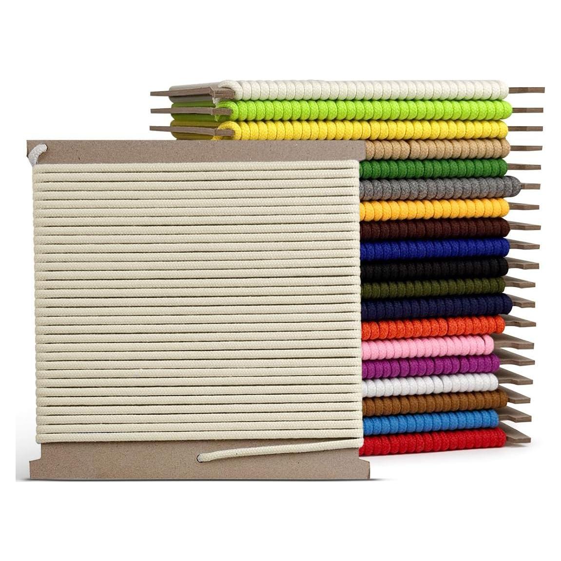 Cuerda de Algodón Trenzada 5mm 15.24m PH PerkHomy Blanco