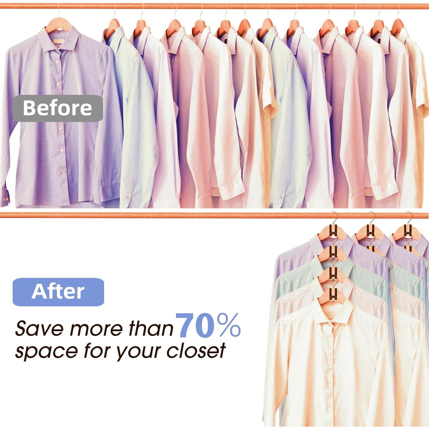 100 Ganchos Conectores para Perchas Besslly Negro 5 kg