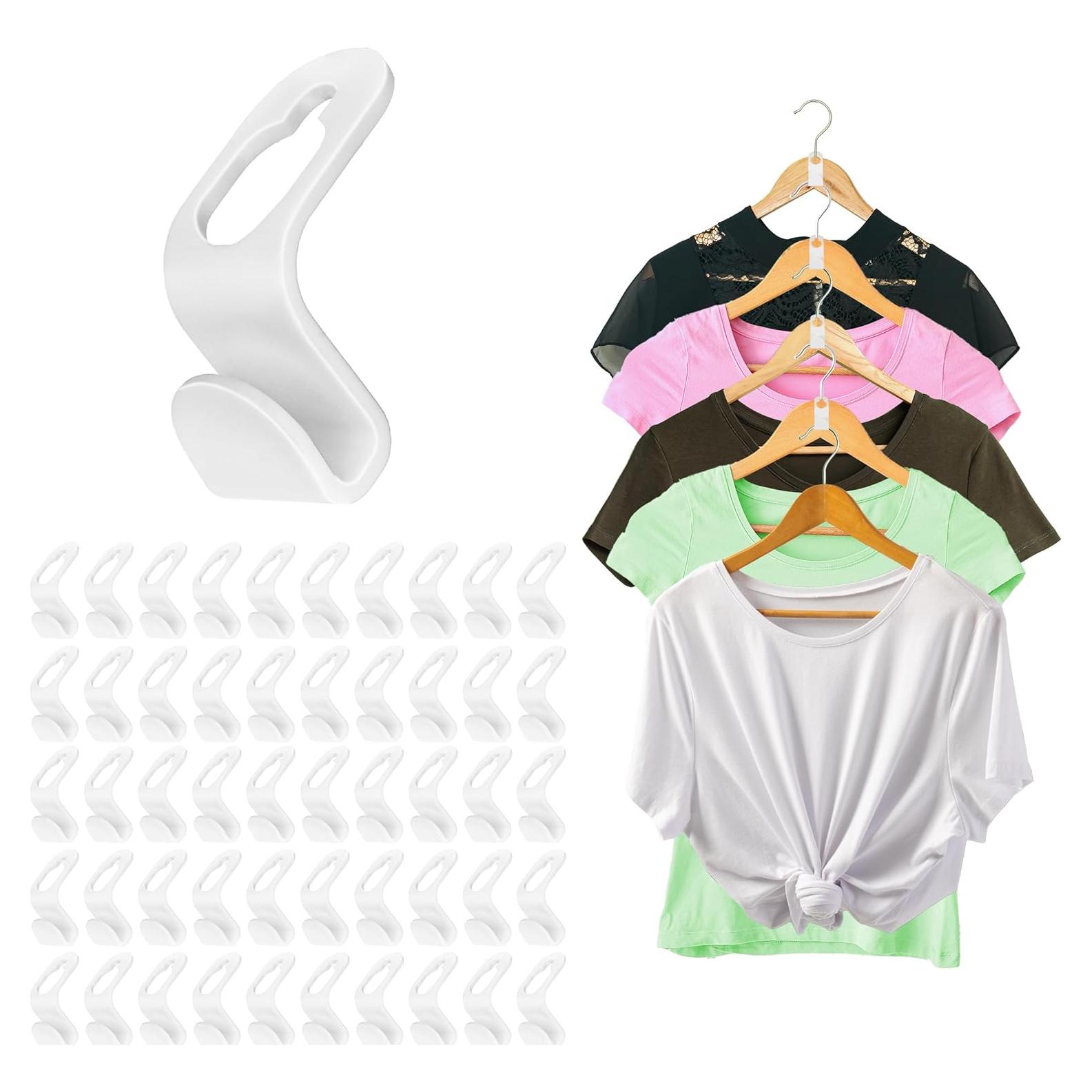 Ganchos Conectores para Perchas C CRYSTAL LEMON - 50 Piezas