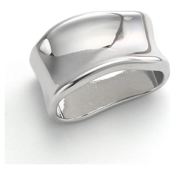 Anillo Broche de Bufanda Dainty Plata para Mujeres - Accesorio Minimalista