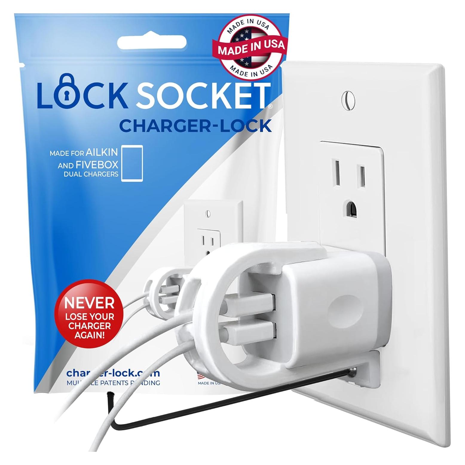 Bloqueo de Enchufe para Cargador Lock Ailkin FiveBox 2 Unidades