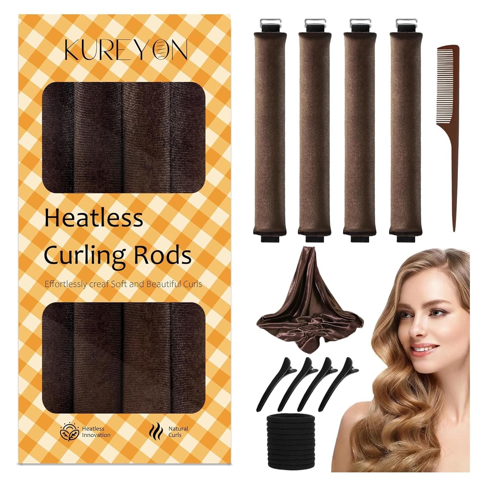 Rizador de Cabello Sin Calor KUREYON - Set 20 Piezas Jumbo