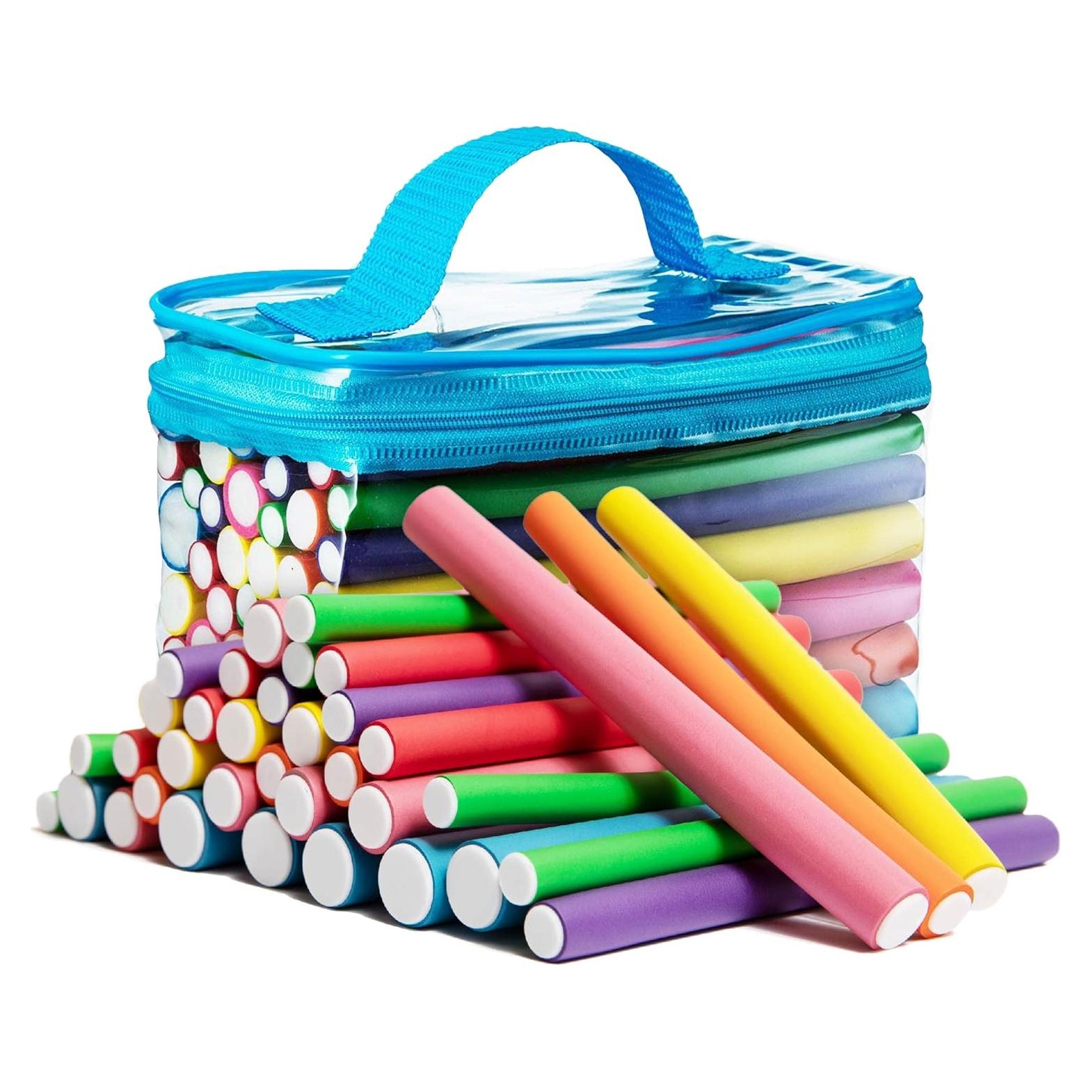 Rizadores de Pelo Flexibles Tifara 42 Piezas 17.78 cm Sin Calor