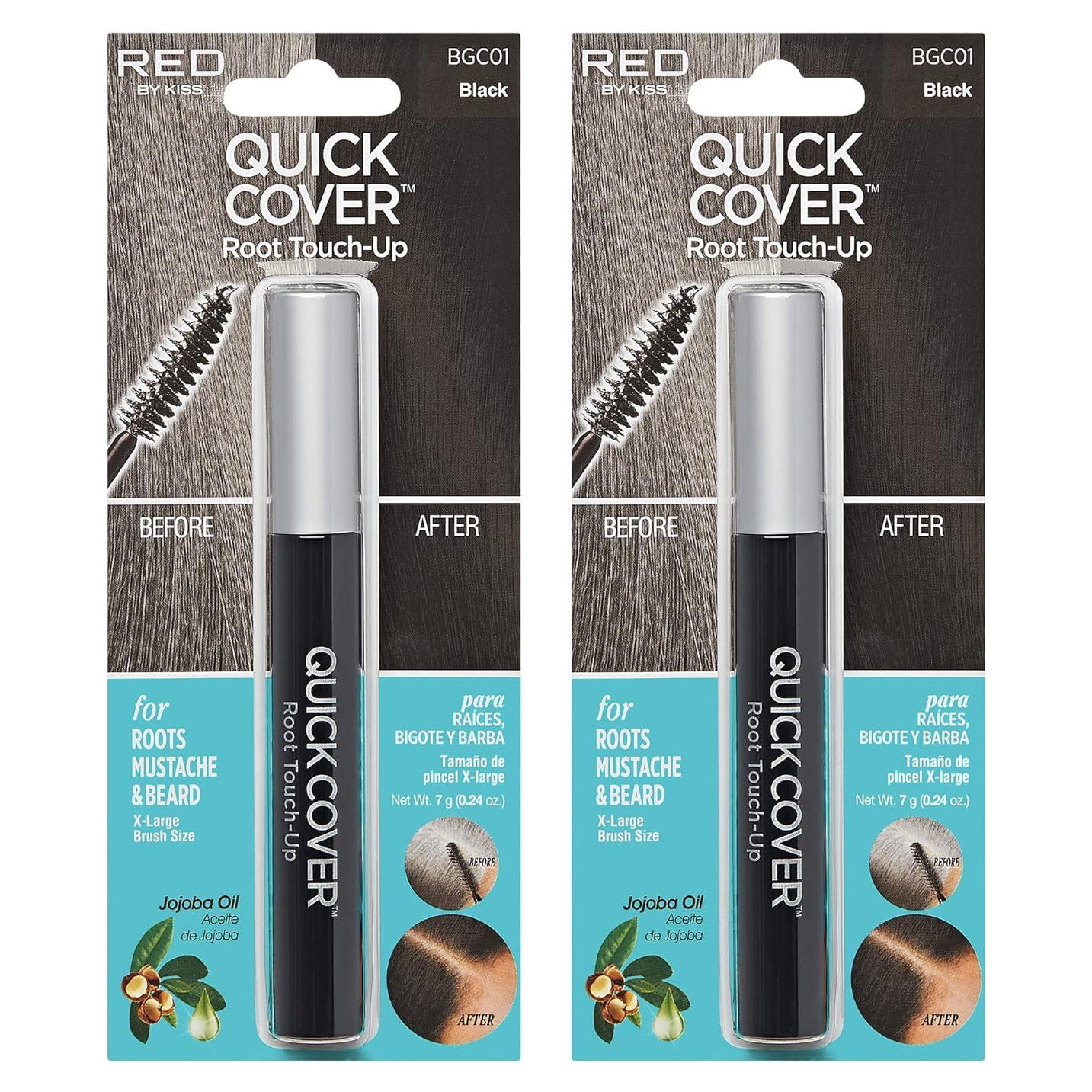 Retoque Rápido de Raíces RED by KISS - Negro - 60g