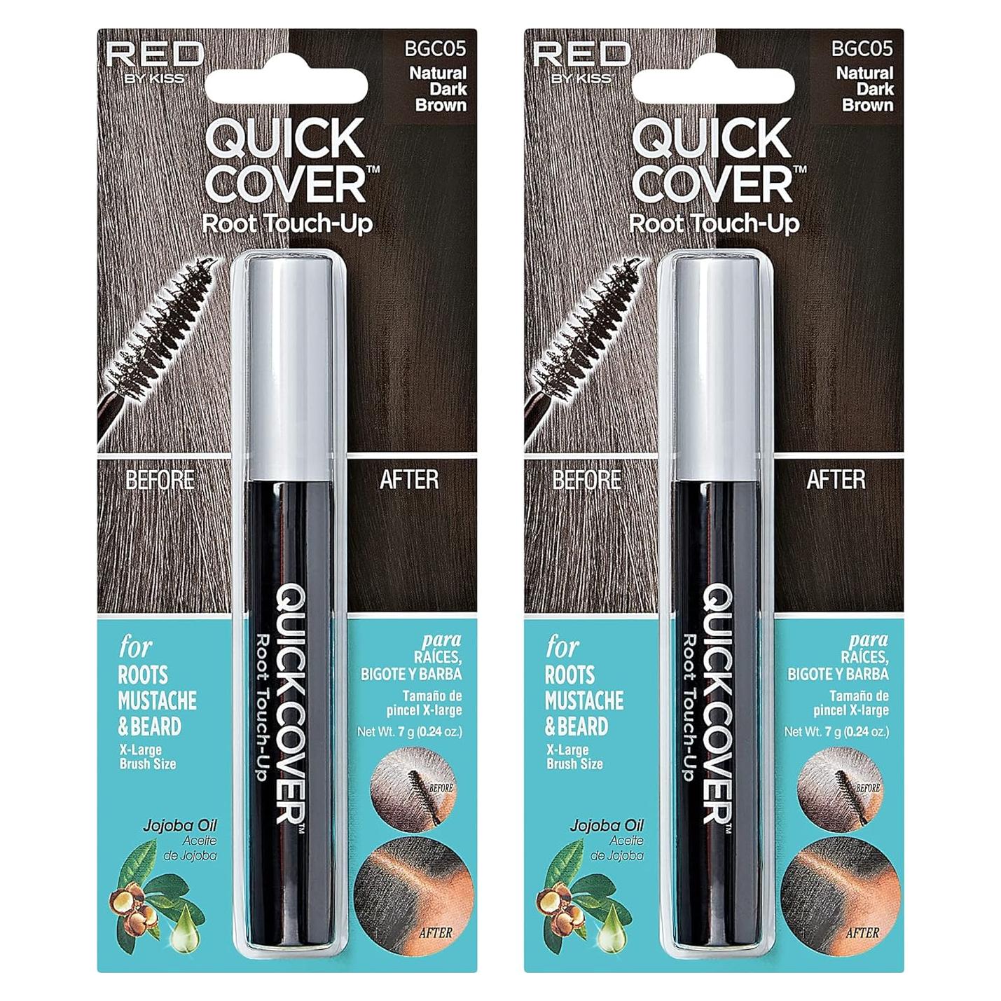 Retoque Rápido de Raíces RED by Kiss - Marrón Oscuro 66.5g