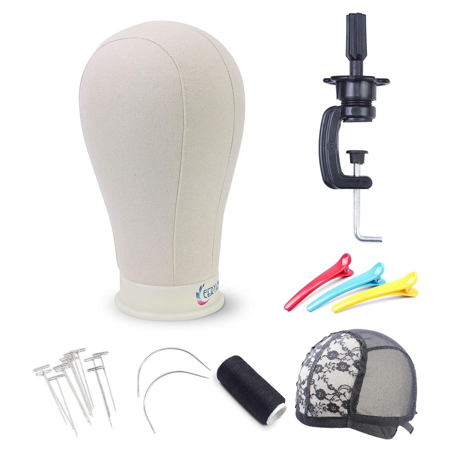 Cabeza de Bloque de Lona Eerya 22 Pulgadas Marrón Claro