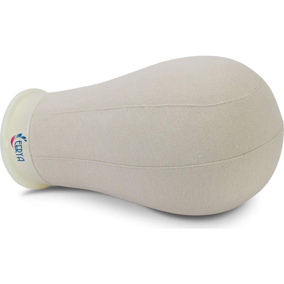 Cabeza de Bloque de Lona Eerya 22 Pulgadas Marrón Claro