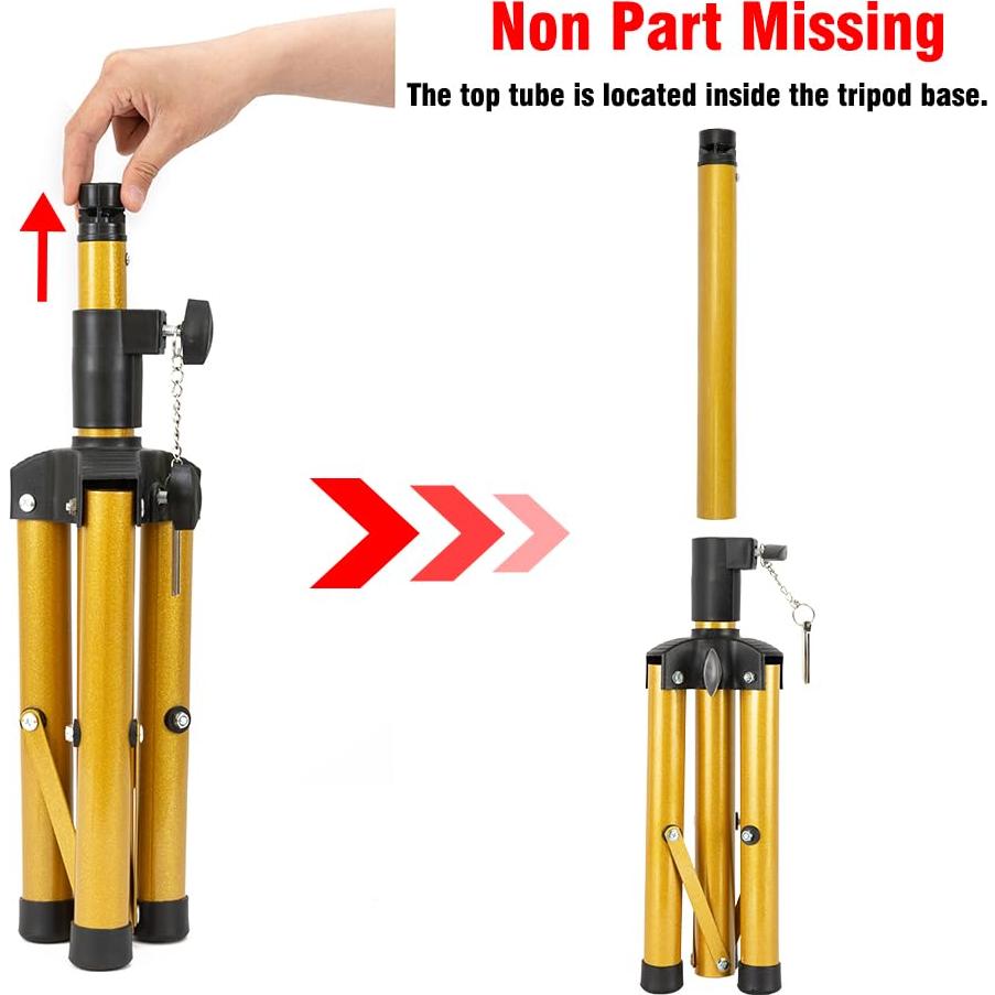 Soporte de Peluca Tripode AliLeader Ajustable 139.7 cm