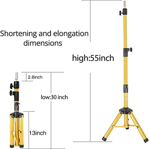 Soporte de Peluca Tripode AliLeader Ajustable 139.7 cm