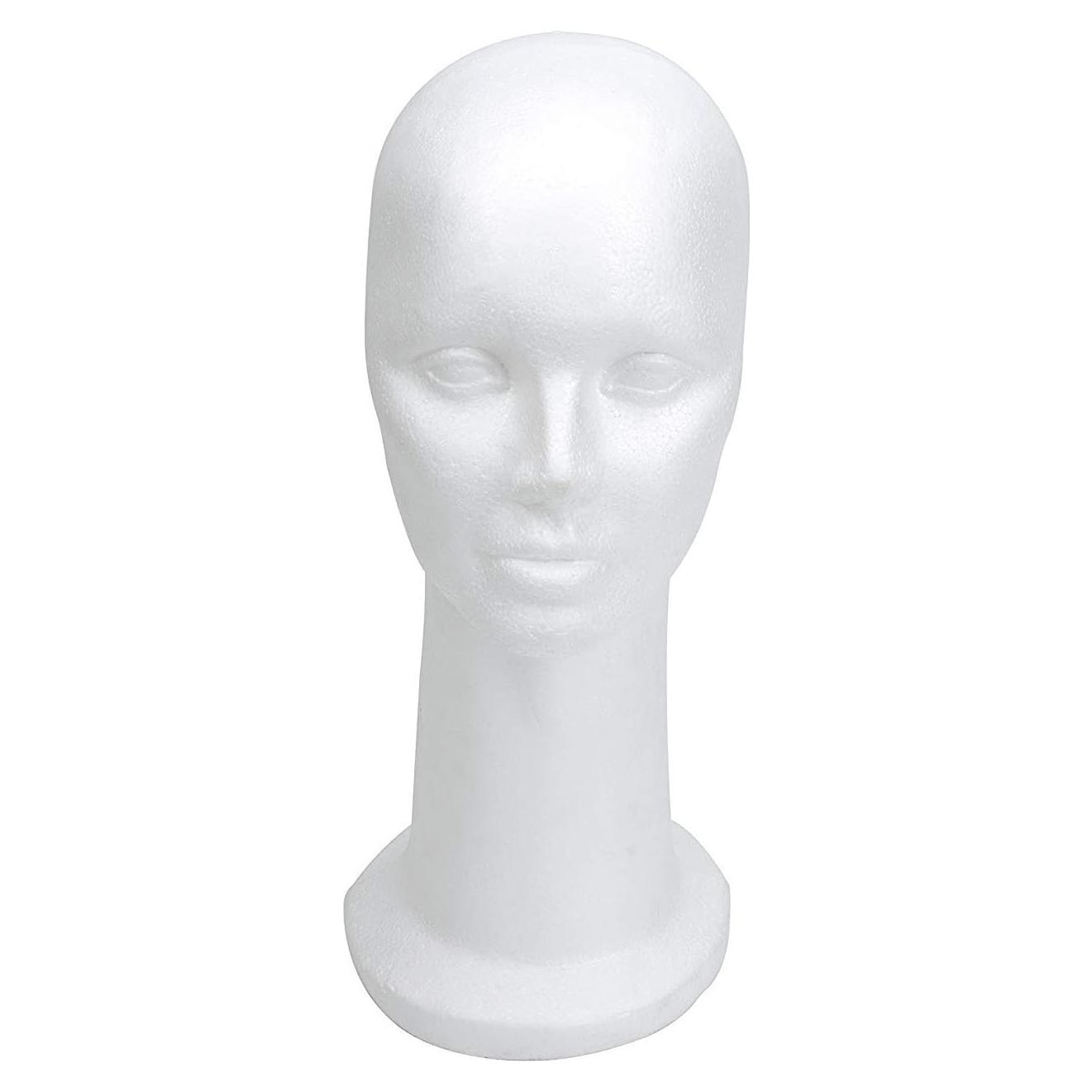 Cabeza de Maniquí de Espuma BHD BEAUTY 38.1 cm Blanca
