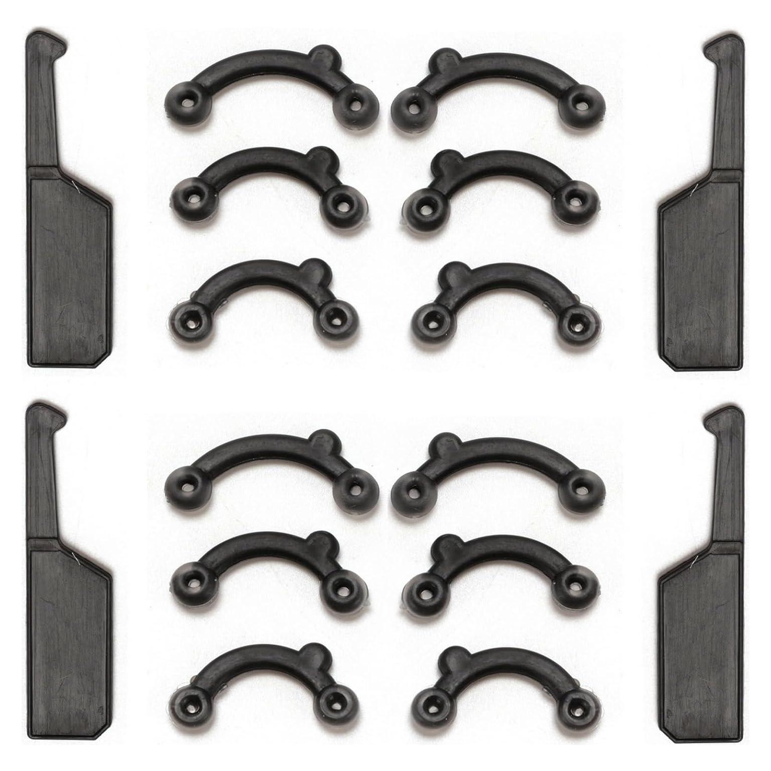 Elevador de Nariz VANANA 6 Pairs Silicona Suave Negro