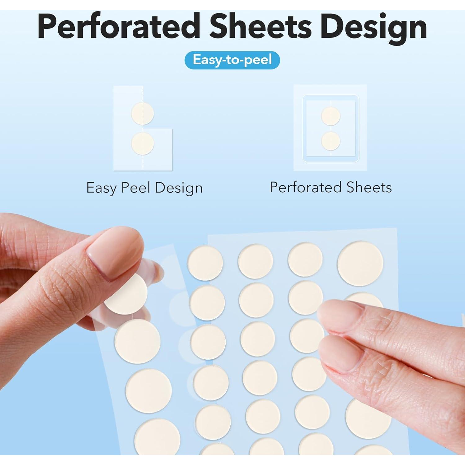 Parches para Granos QUSTERE Hidrocoloide 288 Unidades 9mm 12mm