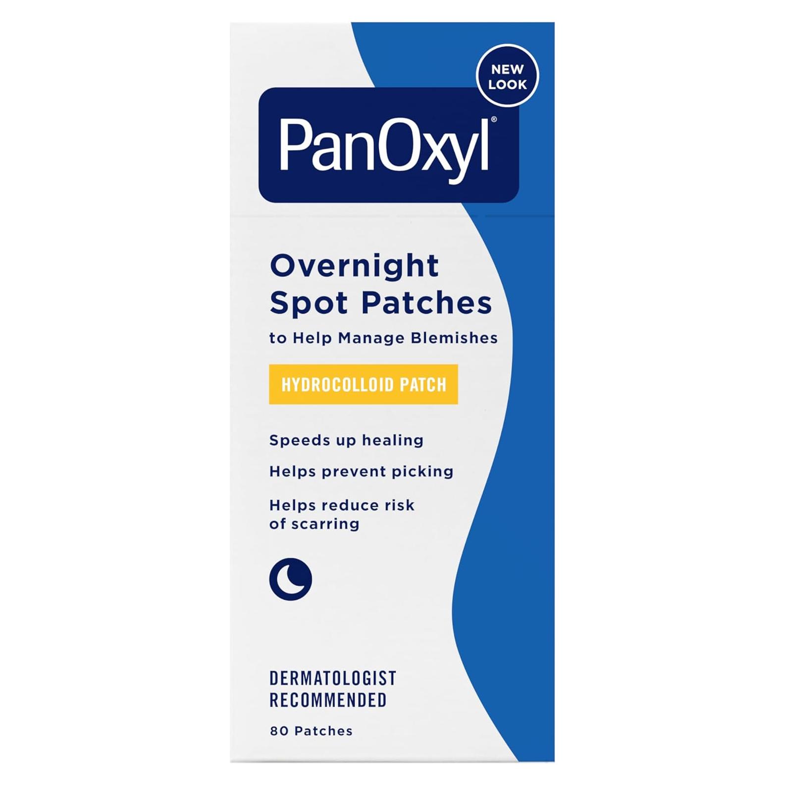 Parche Hidrocoloide PanOxyl PM Overnight 80 Unidades