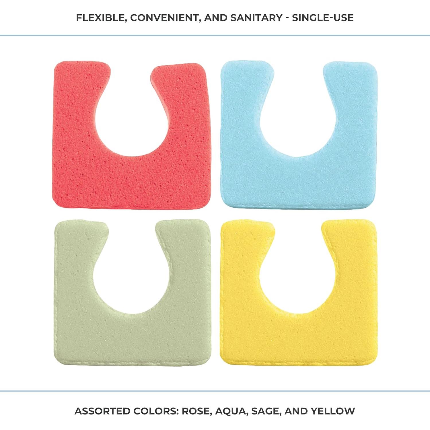 Separadores de Dedos ForPro Sole, 144 Unidades, Colores Variados