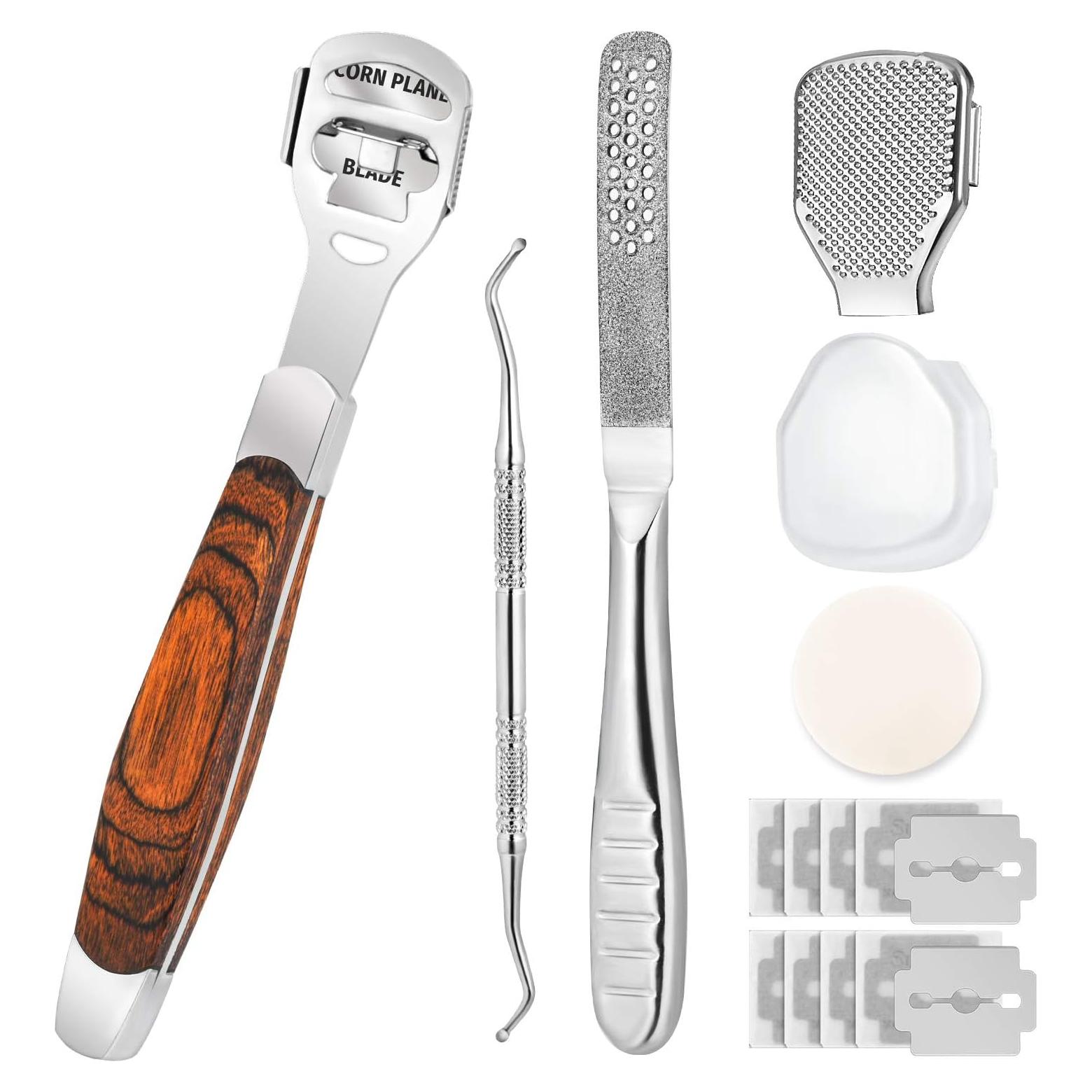 Raspador de Callos TCOCOS con 10 Cuchillas y Lima de Acero