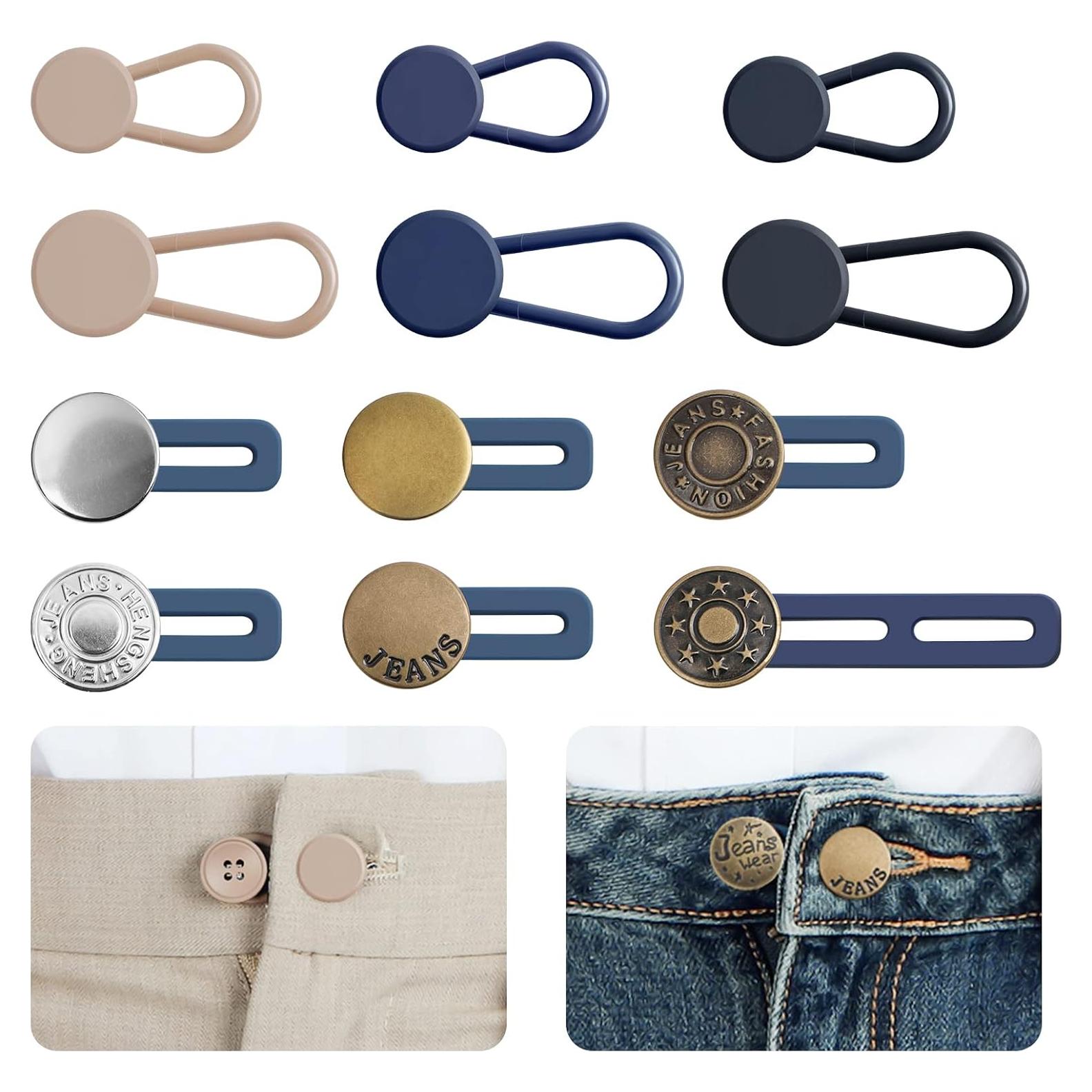 Extensores de Cintura Ceryvop 12 Piezas para Pantalones