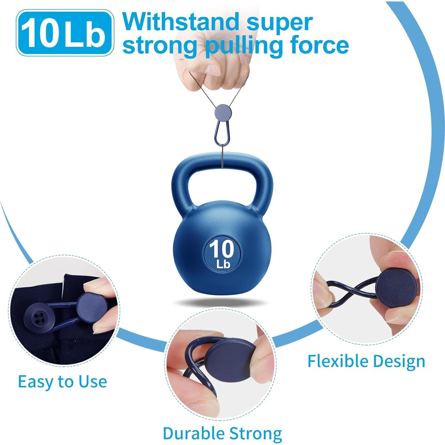 Extensores de Botón de Cintura Ceryvop 12 Piezas 2.54-3.56 cm