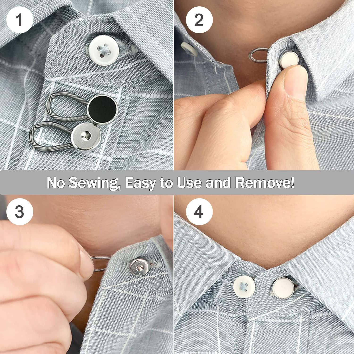 Juego de 24 Botones Extensores Ajustables TBUZ - Sin Coser