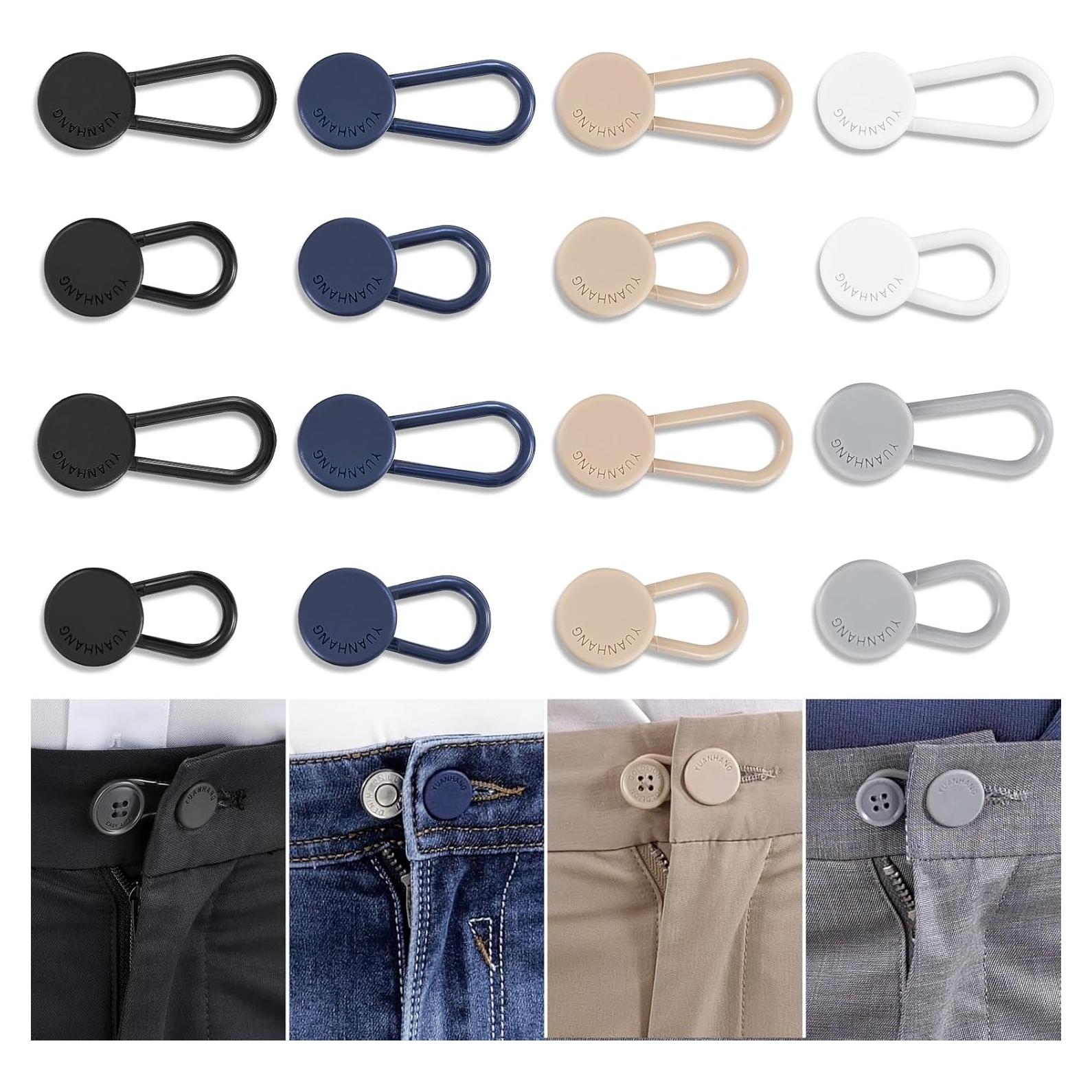 Extensores de Cintura para Pantalones YUANHANG - 16 Piezas