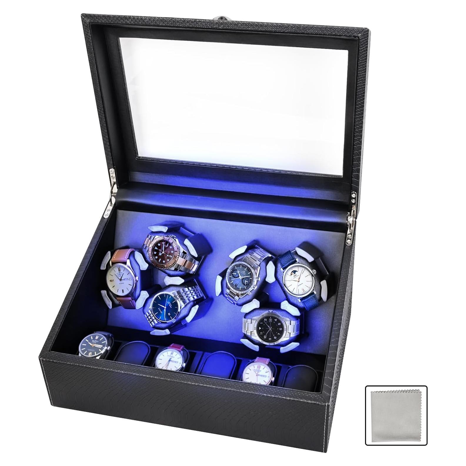 Winder de Reloj Automático Hightall 12 Piezas Silencioso