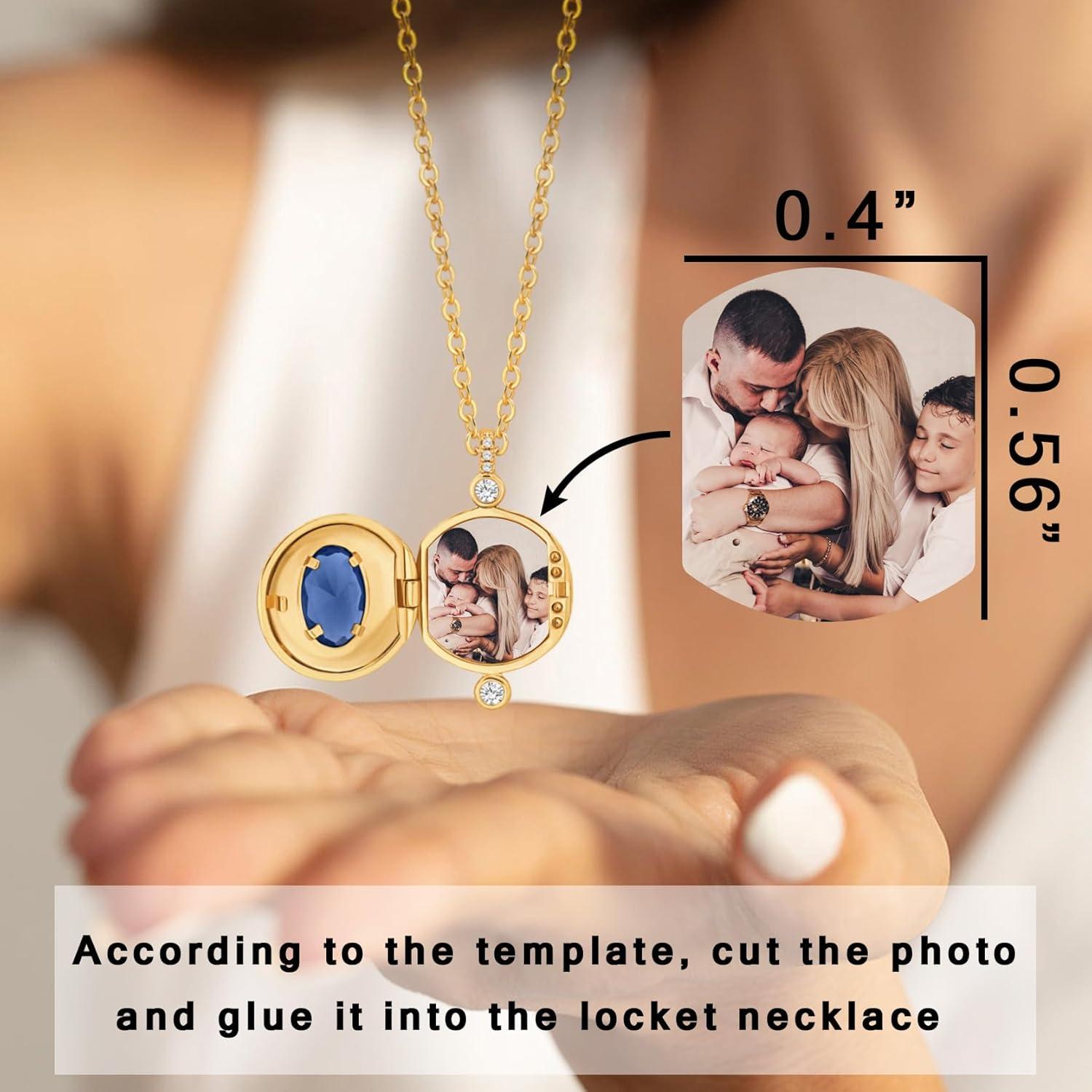 Collar Medallón de Corazón Aobei Pearl Oro 18K con Cadena 50cm