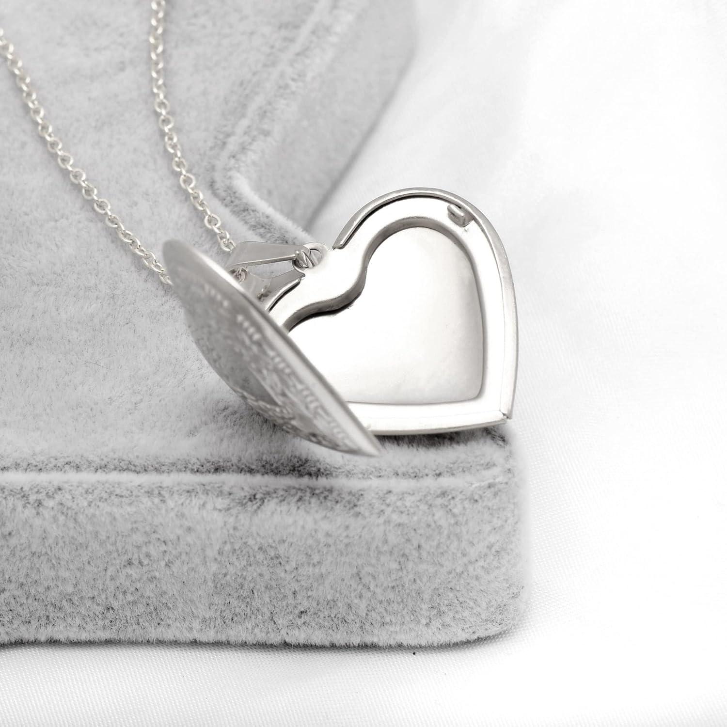 Collar Colgante Corazón Acero Inoxidable Paialco 43cm