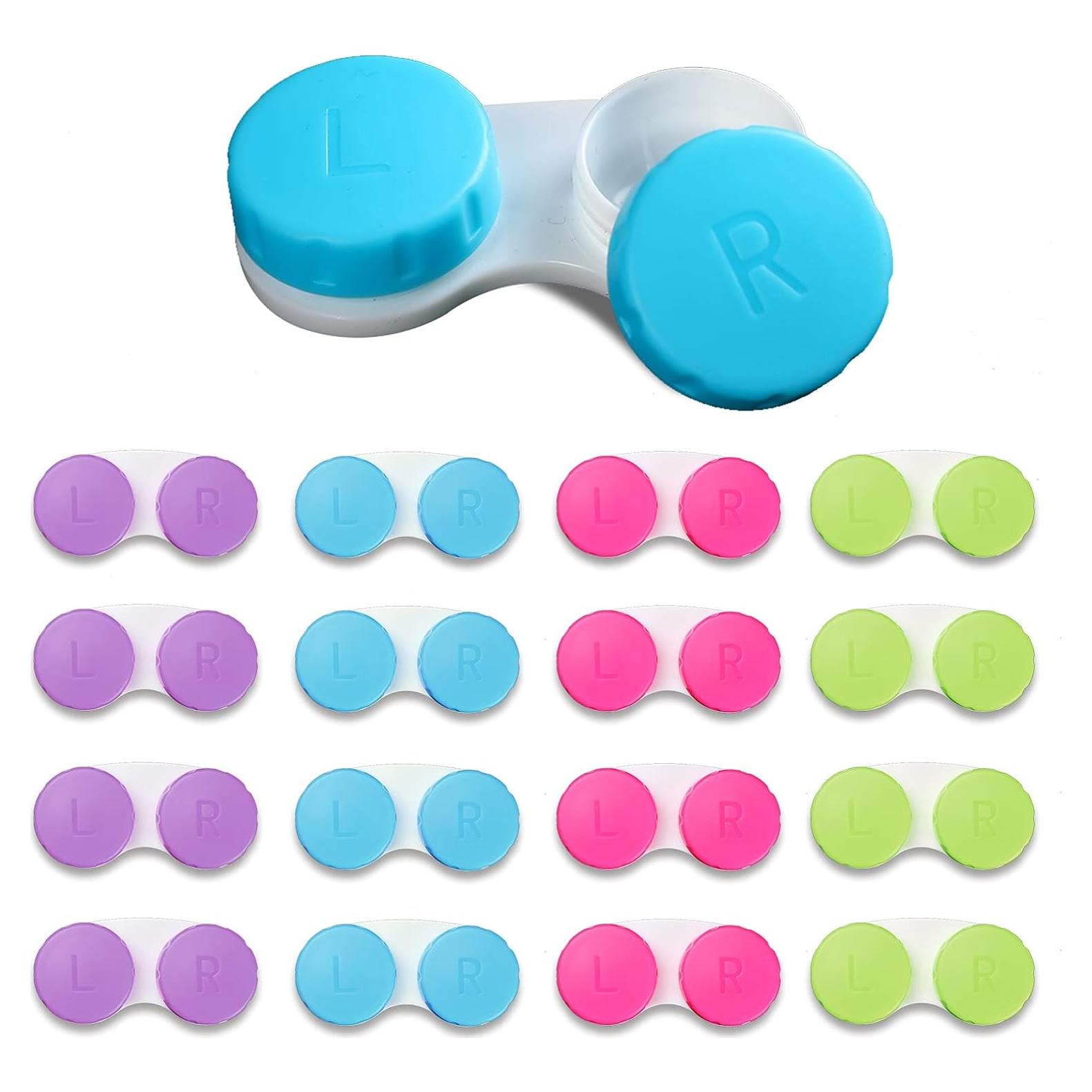 Estuche para Lentes de Contacto Aoutrow 16 Paquete Colorido