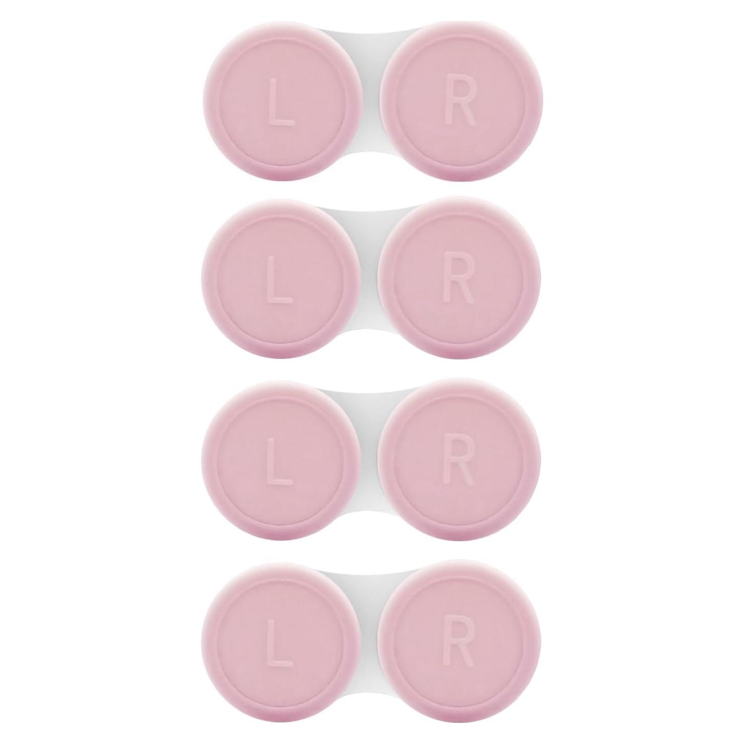 Kit de 4 Estuches para Lentes de Contacto Vastsoon Rosa
