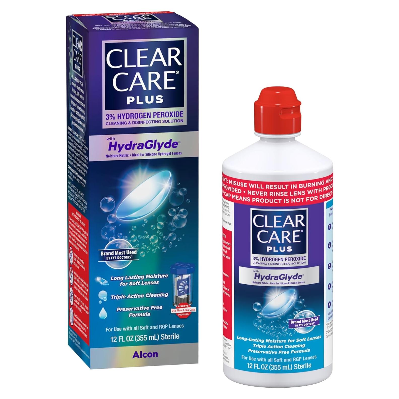 Clear Care Plus Solución de Limpieza y Desinfección 354 ml