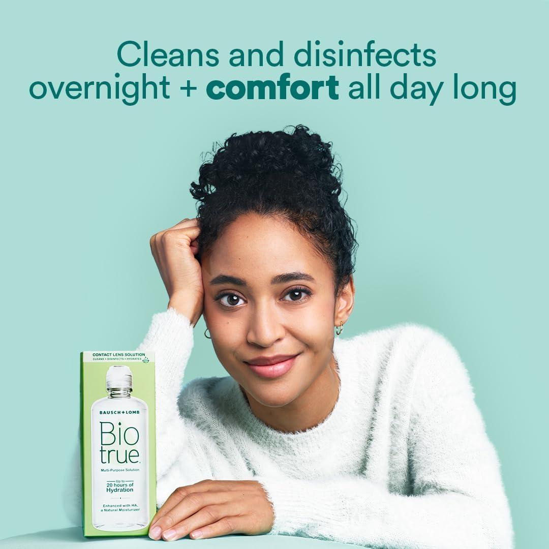 Solución Multiusos Biotrue Bausch + Lomb 295 ml x 2 Estuche