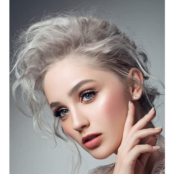 Pendientes de plástico DSOMHZ 100 pares con respaldos de goma